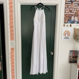 white maxi dress
